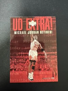 Michael Jordan 1998/99 Oberdeck Basketball UD Extra Jordan im Ruhestand #UDX - Bild 1 von 6