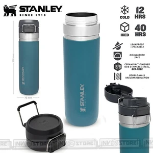 Borraccia Bottiglia STANLEY GO QUICK FLIP WATER BOTTLE 700 ml 0.7 L Litri Lagoon - Imagen 1 de 1