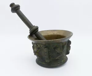 Antique Bronze / Brass Mortar with Pistil (C) - Picture 1 of 6