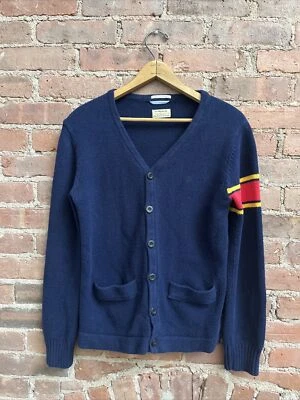 Gant Rugger 333 Bleecker Women’s Cardigan Sweater, Sz Small, Blue Varsity Stripe - Image 1 of 4