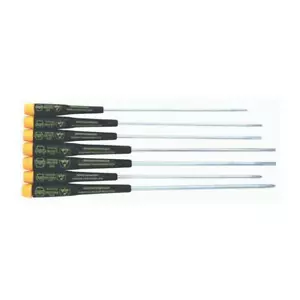 Wiha Tools 27393 7 Piece ESD Safe Precision Extra Long Screwdriver Set - Picture 1 of 1