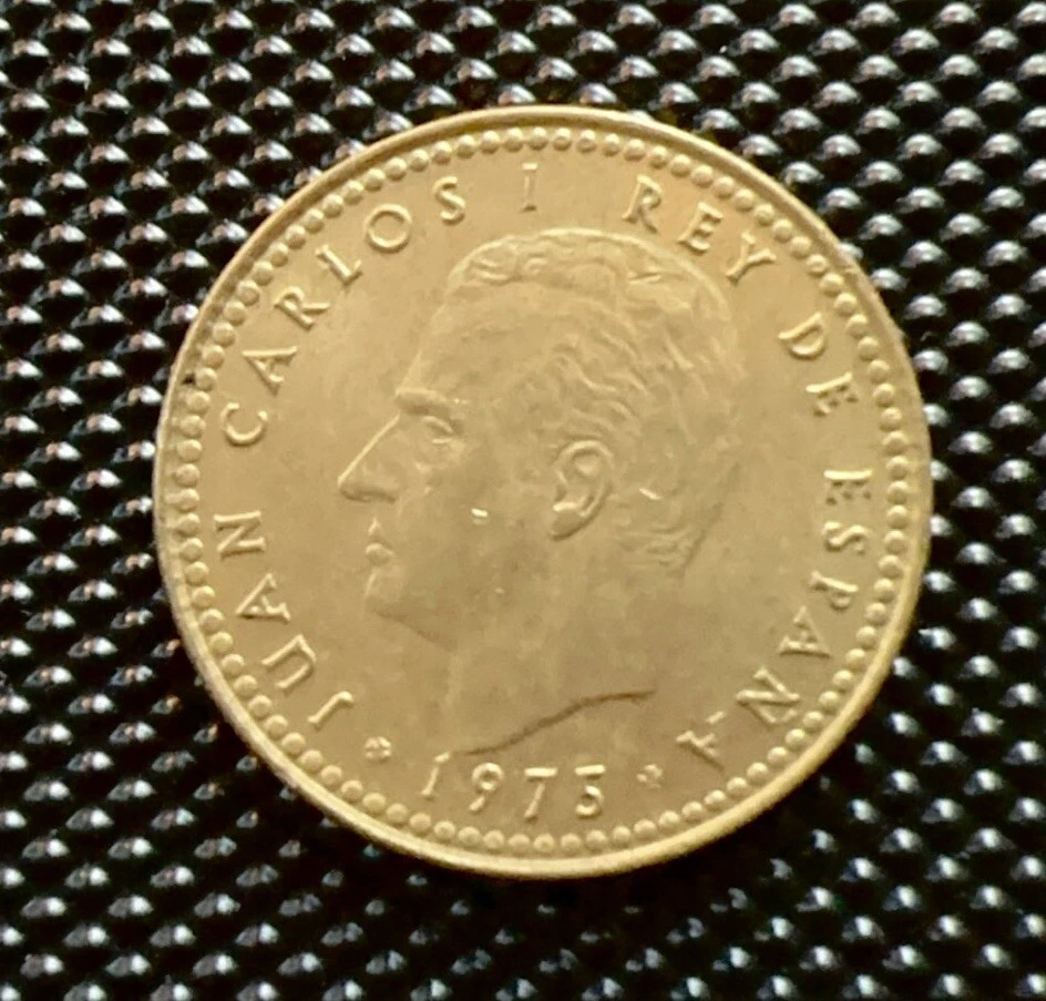 Spain 1975 Una 1 Peseta Juan Carlos I Rey De Espana Foreign Coin - Image 1 of 2