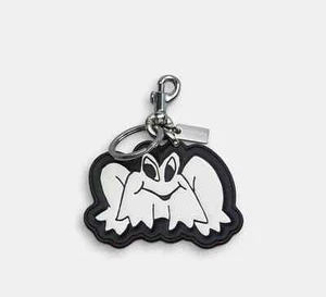 COACH CQ870 COACHTOPIA LEATHER FROG CHARM KEY RING NEW NWT - Picture 1 of 3