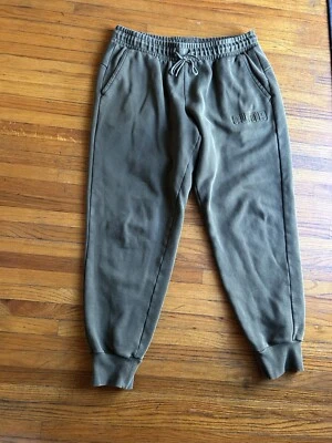 Pantalones de chándal Puma para hombre grandes verdes polar ajuste cómodo cordones Foto 1 de 4