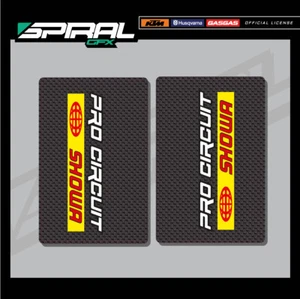 Pro Circuit Carbon UPPER FORK DECALS MOTOCROSS GRAPHICS MX ALL YEARS - Picture 1 of 1