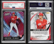 2018 Panini Black Friday Rookies Rapture /25 Shohei Ohtani PSA 9 MINT Rookie RC