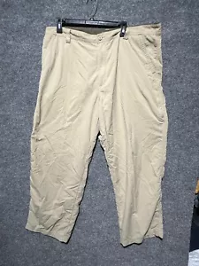 REI Pants Mens 42x30 Beige Lightweight Casual Outdoors Pockets Straight Hiking - Picture 1 of 8