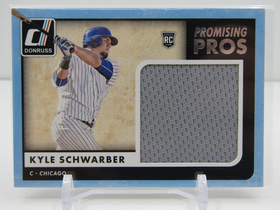 KYLE SCHWARBER 2016 DONRUSS PROMISING PROS ROOKIE PATCH! RC! CHICAGO CUBS! - Image 1 of 2