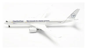 ¡Nuevo! Herpa 572460 Lufthansa Airbus A350-900 "CleanTechFlyer" modelo D-AIVD 1:200 - Imagen 1 de 1