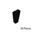 Part 2449 Slope Inverted 75° 2x1x3 Building Pieces 20 PCS Black Good Quality