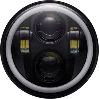 Faro LED ProGlow Custom Dynamics negro 5,75" con anillo de montaje (PG-575-B) Foto 1 de 4