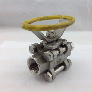 Sharpe 1/2 Zoll CF8M 1000 CWP Edelstahl Absperrventil - Bild 1 von 2