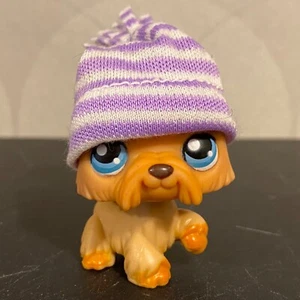 Autentico Littlest Pet Shop #249 cane scozzese marrone - Foto 1 di 12