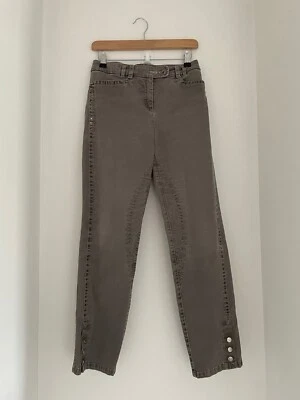 MARC CAIN SPORTS Dove Grey Jodhpur Style Sz N5 UK 16 Tapered Leg Trousers - Image 1 of 4