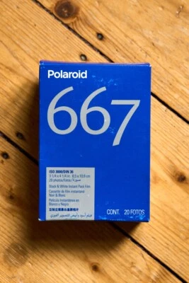 Polaroid 667  - Sofortbild (20 Bilder) Instant Kühlschranklagerung / in fridge - Bild 1 von 4
