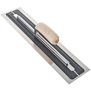 TOOLTY Super Flexible Plaster Finishing Trowel Wooden Handle - 18 inch - Picture 1 of 8