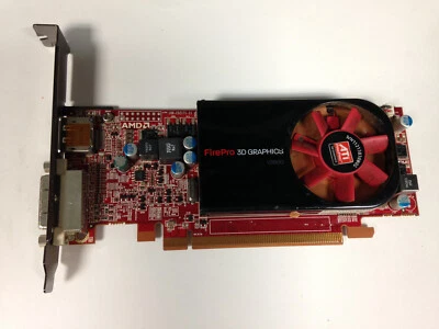 Tarjeta de gráficos de video AMD ATI FirePro V3800 512 MB DDR3 PCIe 13 PROBADO FUNCIONA - Imagen 1 de 3