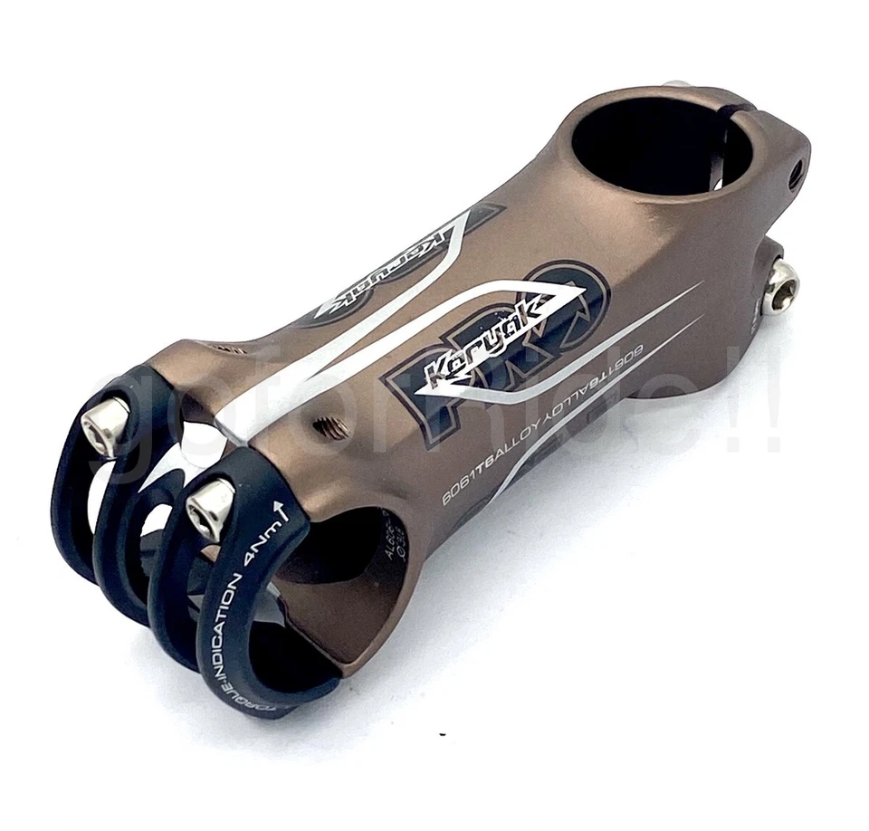 New Shimano PRO KORYAK Bike Stem,1-1/8",+/- 10 Degree, 31.8x110mm,Brown/Black - Image 1 of 4