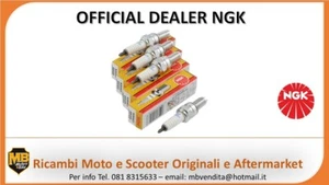 Kit 4 Candele KAWASAKI Z1000 2003 2004 2005 2006 Z 1000 (NGK CR9EK) - Imagen 1 de 1
