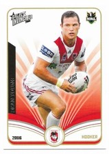 2006 NRL SELECT INVINCIBLE DRAGONS DEAN YOUNG # 127 CARD