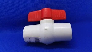 MIDLAND 940294 FULL PORT PVC BALL VALVE 1/2" SOCKET SLIP NNB - Picture 1 of 3