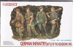 Dragon 6025 1/35 German Infantry, Battle of the Hedgerows 1944 Model Kit - Picture 1 of 2