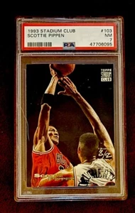 1993-94 Stadium Club #103 Scottie Pippen PSA 7 - Picture 1 of 2