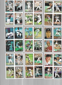 CRACKER JACKS 1991 SERIES 2 COMPLETE SET ON 9 4 CARD PANELS-THOMAS,FISK,ETC - Picture 1 of 1