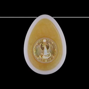 Geschnitzte Skorpion Sternzeichen MOP Perle GJ004009 - Bild 1 von 4