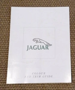 Autoprospekt JAGUAR Colour and Trim Guide - Bild 1 von 2