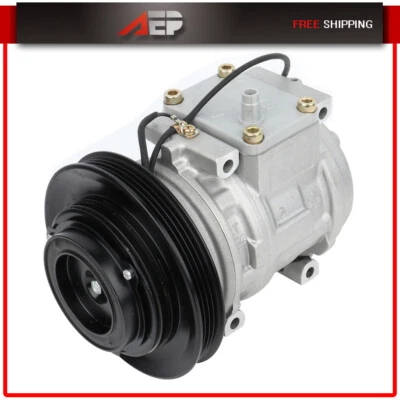Compresor y embrague de aire acondicionado para Toyota Corolla 1993-1995 1996 1997 1,8 L Foto 1 de 4