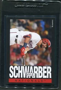 2021 Topps Throwback Thursday Kyle Schwarber #87 Nationals - Picture 1 of 1
