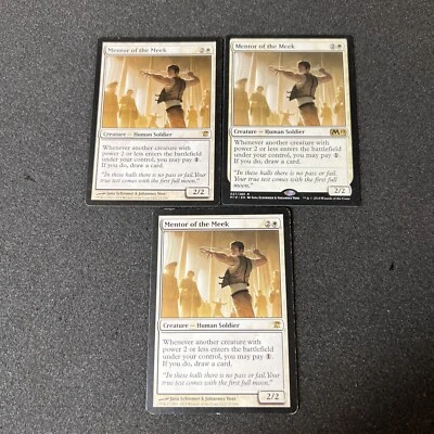 Mentor of the Meek Magic The Gathering Mtg Rare Innistrad  M19 Card 3 - Image 1 of 4