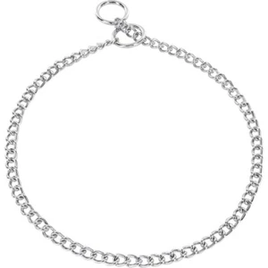 Herm Sprenger 2.0mm Chrome Fine Round Link Dog Slip Collar - Picture 1 of 2