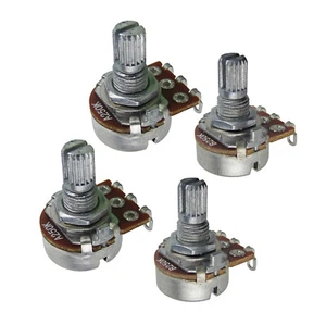 4 Stück A/B 250/500K Gitarre kleine Audio Potentiometer Potis kurze geteilte Welle - Bild 1 von 33