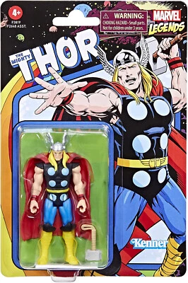 Figura de acción Hasbro Marvel Legends Retro 3,75" The Mighty THOR Kenner F3819 Foto 1 de 3