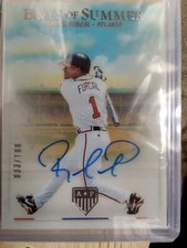 2023 RAFAEL FURCAL PANINI CHRONICLES AMERICA'S PASTIME BOYS OF SUMMER AUTO /100