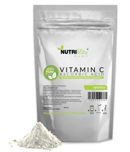 2,2 Pfund (1000 g) 100 % REINES Ascorbinsäure Vitamin C Pulver nicht bestrahlt USP gentechnikfrei - Bild 1 von 2