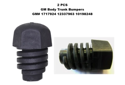 1988-1991 Buick Reatta Deck Trunk Lid Adjustment Rubber Bumper Stop 2 PCS - Image 1 of 4