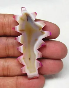 Colored Onyx Slice 84.75 Cts Fancy Shape Loose Gemstone H 3750 - Picture 1 of 6