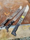 Vintage COLLINS & Ontario Knife Co Machete LEGITIMUS Lot Of 3 Army Military 