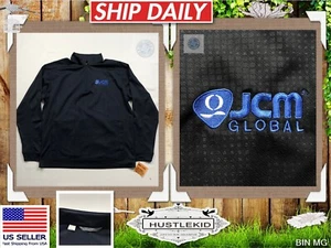Official JCM Global Employee Work Men Pullover Long Sleeve 1/4 Zip Shirt XLARGE - Picture 1 of 12