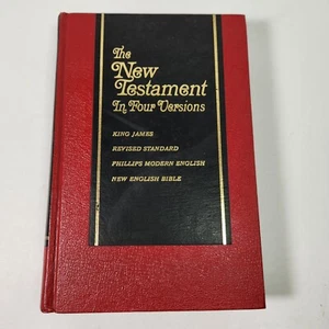 The New Testament in Four 4 Versions 1970 Christianity Today King James Phillips - Picture 1 of 10