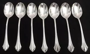 (7) Oneida REMBRANDT Distinction Deluxe 6 Cucchiai da Zuppa 3/4” Cucchiai da Zuppa Cucchiai Inox - Foto 1 di 17