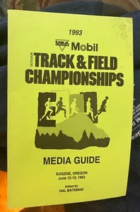 1993 USA Outdoor Track and Field Championships - Media Guide, Complete - Picture 1 of 4