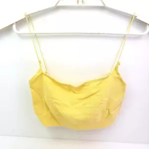 Urban Outfitter Size XS Yellow Lucky Seamless Crop Top Bra - Picture 1 of 3