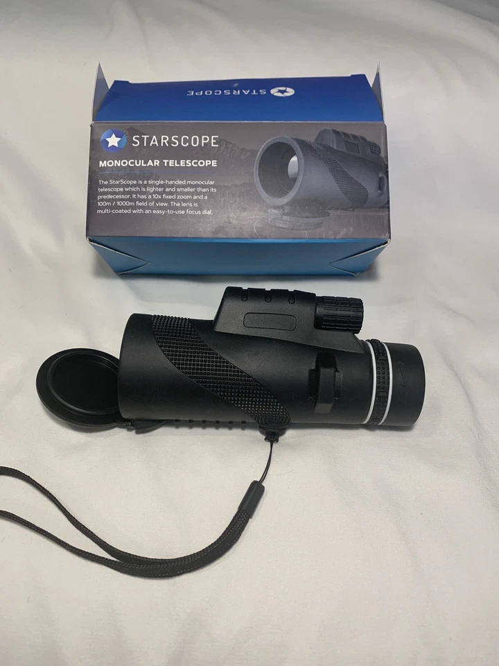 Starscope Monocular Telescope 10x Zoom, 100m / 1000m Field of View (30671) NIB - Image 1 of 1