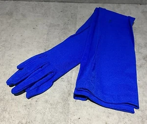 Vintage Cobalt Blue 21” Gloves READ - Picture 1 of 2