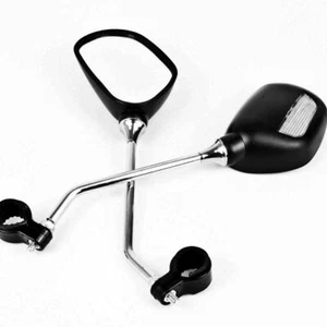Lenkerspiegel oval mit Sicherheitsreflektoren für Fahrrad Bike Elektromobil - Bild 1 von 9