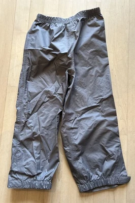 Pantalones de lluvia impermeables grises LL Bean 5-6 para niños  Foto 1 de 3